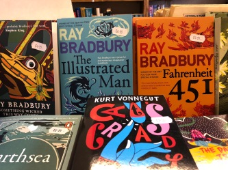 The price of the new Ray Bradbury releases was almost half the price of the vintage copies...if one could even find them. They were scarce.